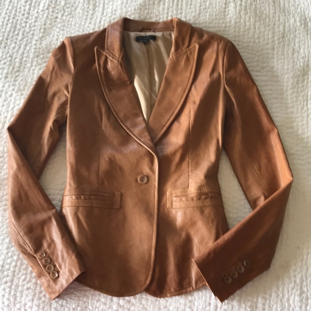 Rachael Zoe leather blazer